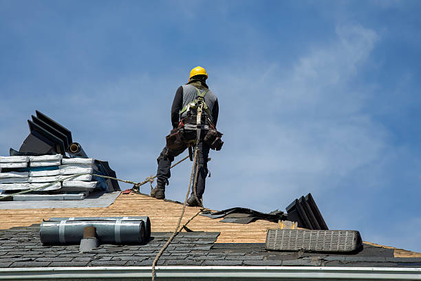 Professional Roof Replacement technician working in Camp Lejeune, NC
